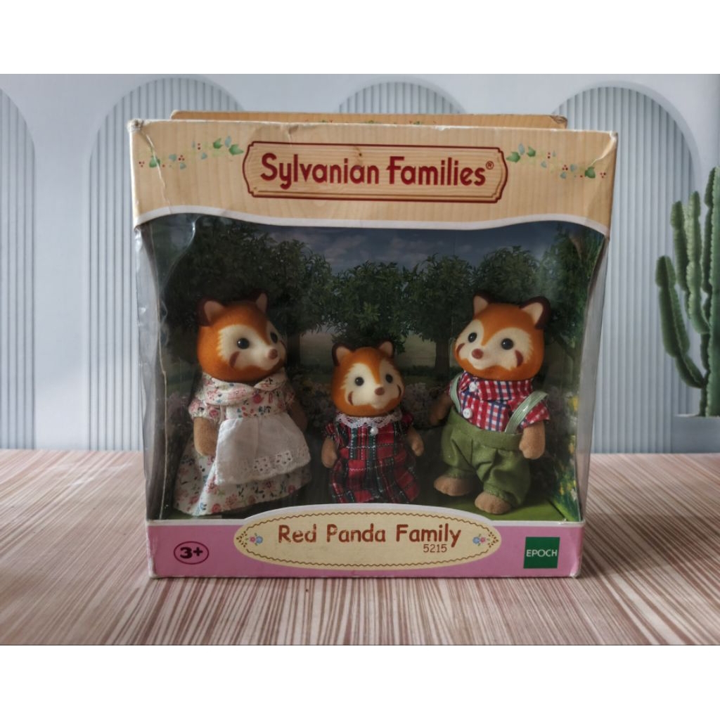 Sylvanian Families Red Panda Family (Rare)