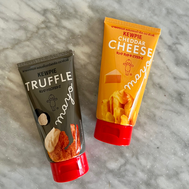 

Kewpie Mayonnaise with Truffle Mushroom - Cheddar Cheese 90g Original Thailand [Jastipbywhd]