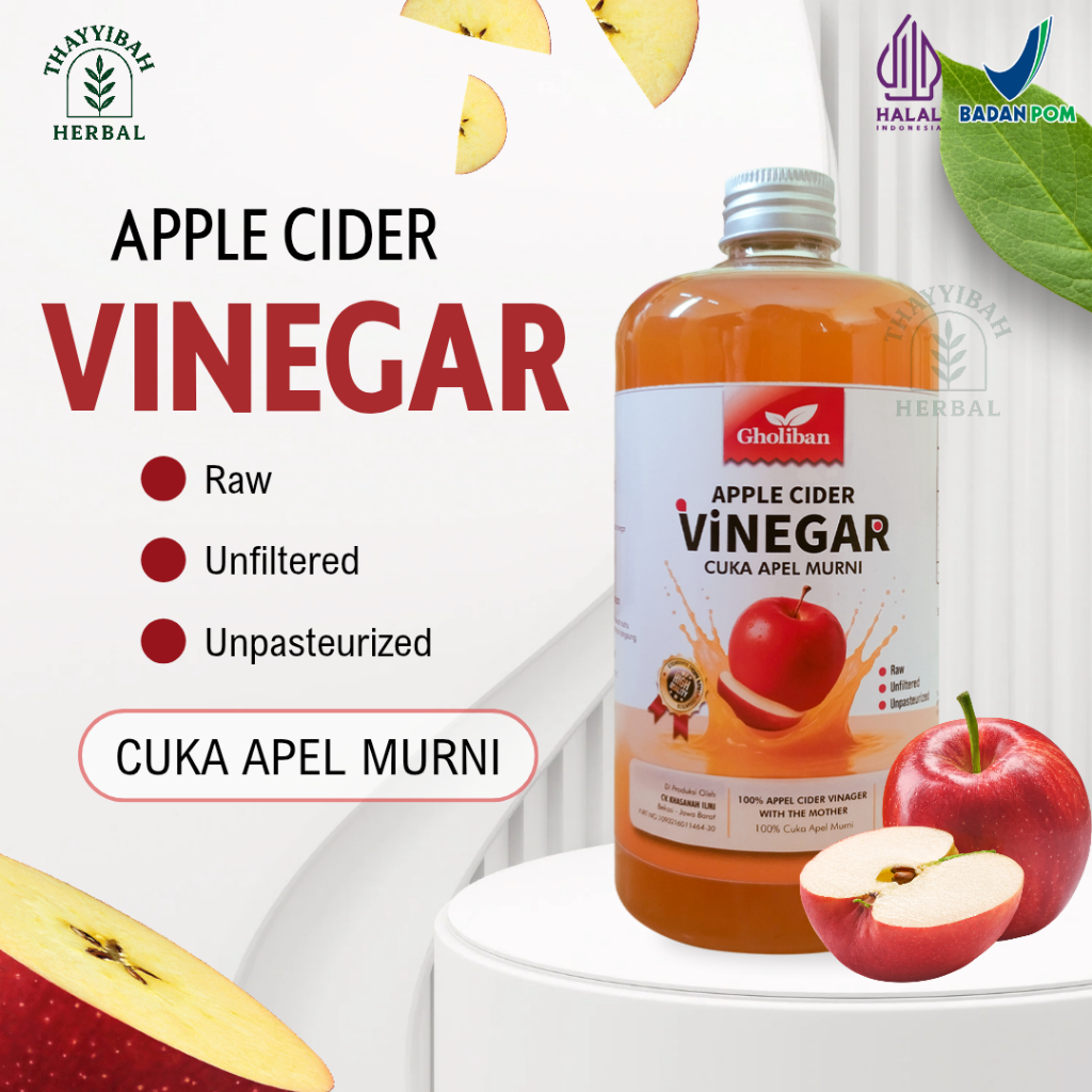 

Gholiban Cuka Apel Murni 500ml Apple Cider Vinegar