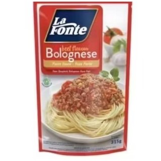 

LA FONTE SAUS SPAGHETTI BOLOGNESE 315GR / SAUS BOLOGNESE SPAGHETTI 315GR