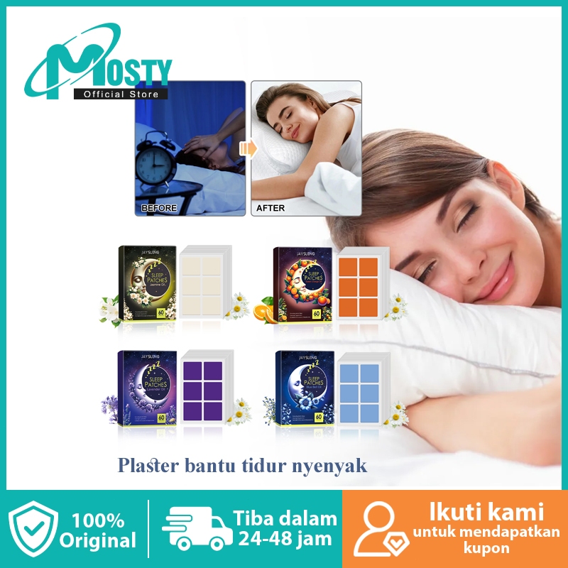 Mosty Sleep Patch Plaster Bantu Tidur Atasi Insomnia / Stiker Peningkat Kualitas Tidur - Bantu Tidur