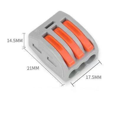 Connector terminal block 3 pin pct 213 konektor terminal blok 3pin sambungan kabel listrik