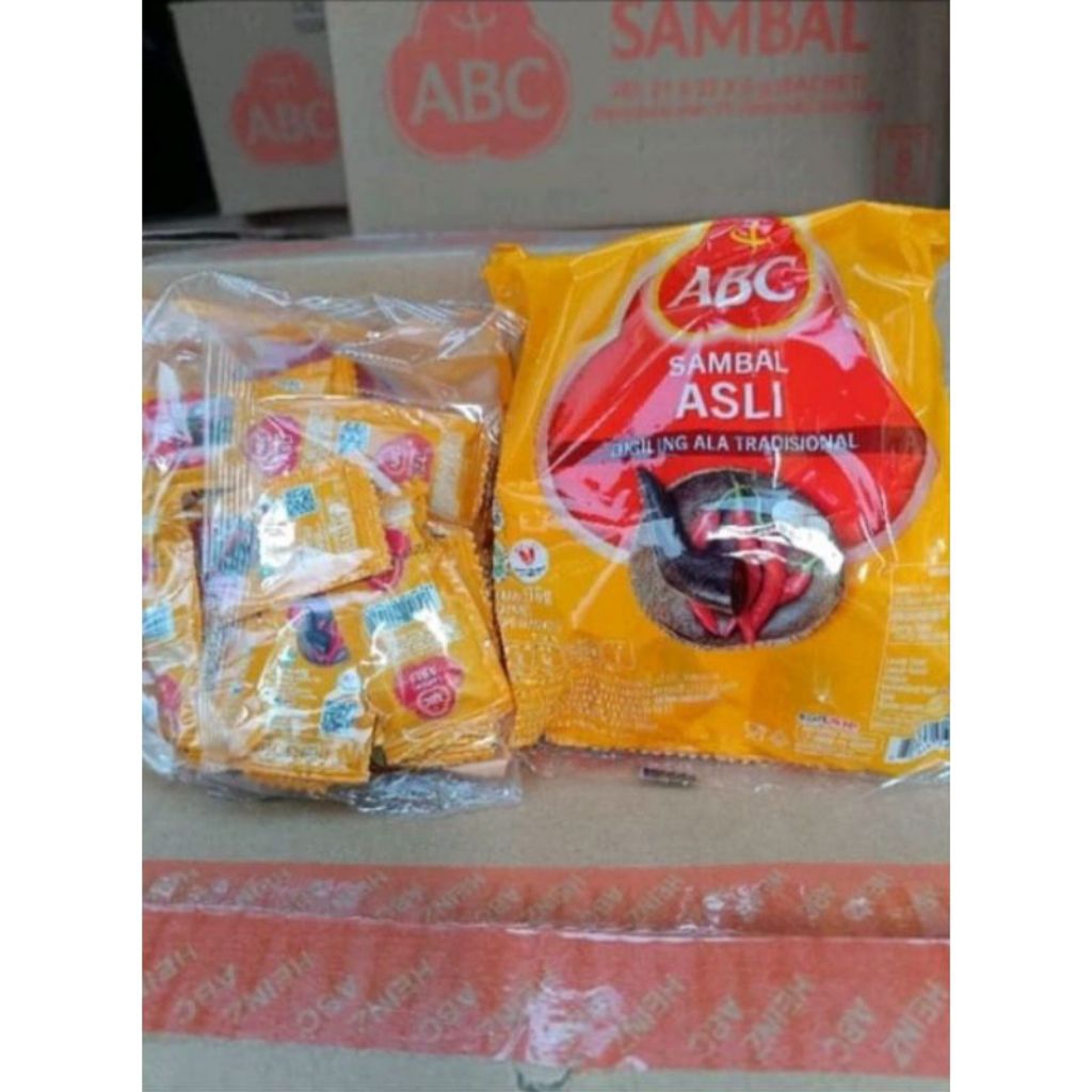 

Saus Sambal ABC Saset 1 Pack Isi 22pc