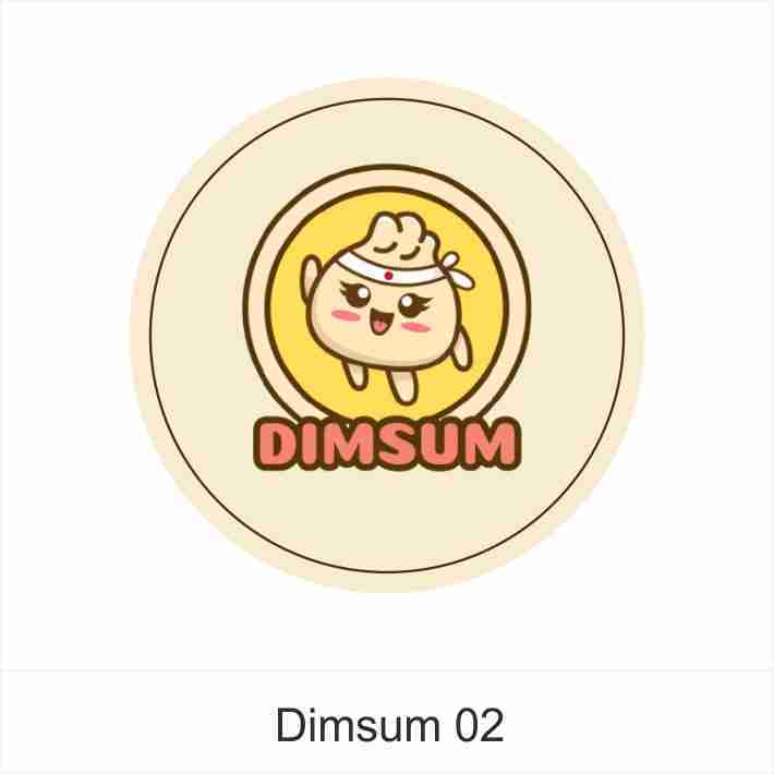 

[COD] 160pcs Stiker Dimsum Produk Label