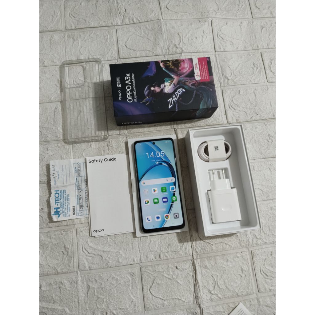 Oppo A3X 6+6/128 Second Mulus Garansi Resmi Masih ada