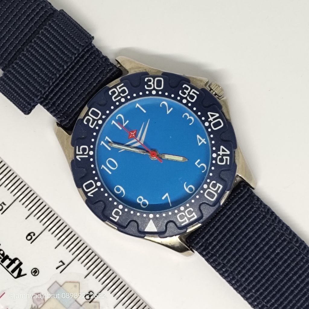 Jam Diver Mild Seven Blue Dial Vintage Bekas