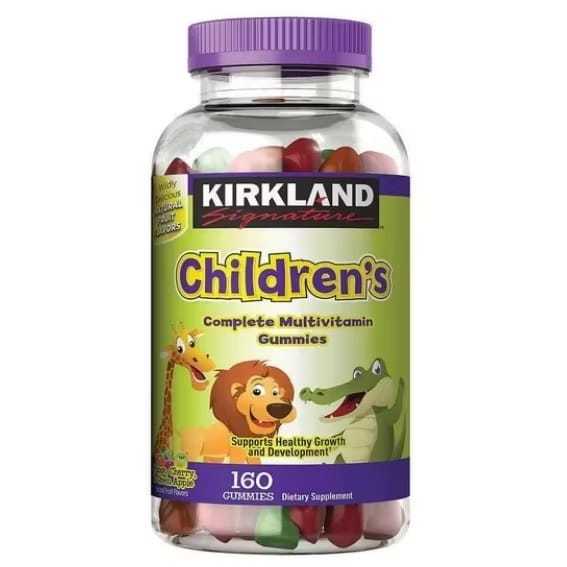 Kirkland Signature Children's Vitamin Gummies | Adult Multivitamin Gummies | Adult Gummies Calcium