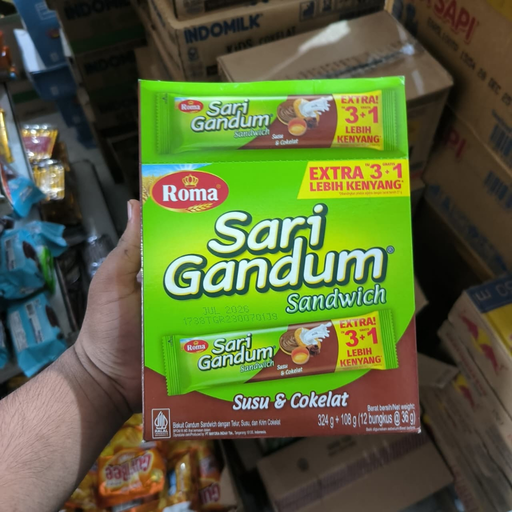 

Roma sari Gandum \\ SANDWICH GANDUM ISI 12 PCS