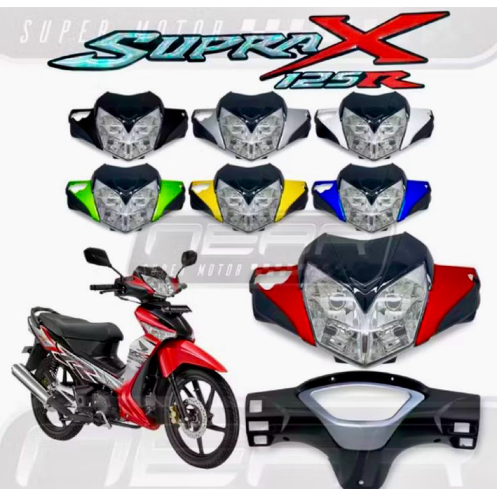 BATOK Supra X 125 TOTOK Supra 125 Batman COVER LAMPU Supra X 125 Batman Batok DEPAN SUPRA X 125 New 