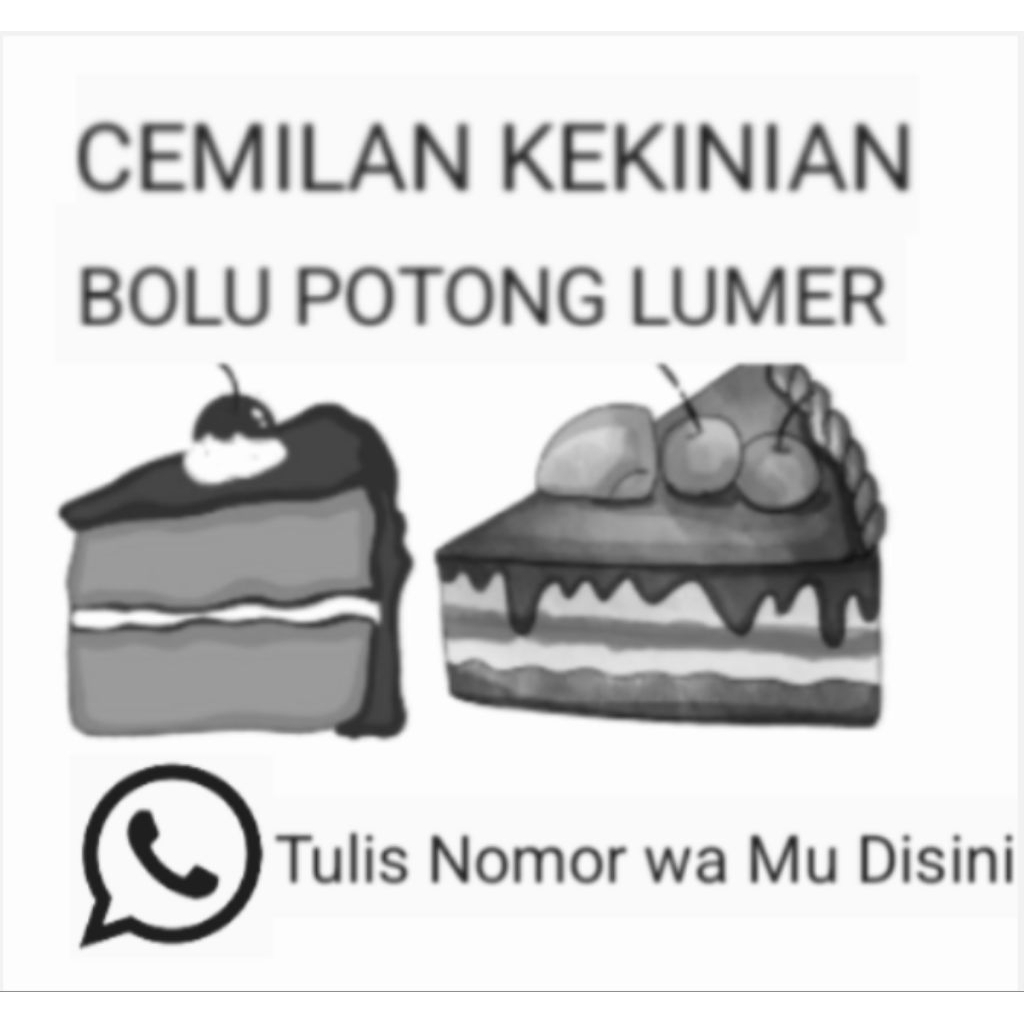 

Sudah Termasuk Cutting ( 60 PCS ) Stiker Warna Hitam Putih✓ Stiker Label Bertulis[ Cemilan Kekinian Bolu Potong Lumer ] Tulis no wa Di Inbox