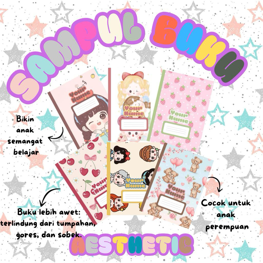 

Sampul buku custom aesthetic anak