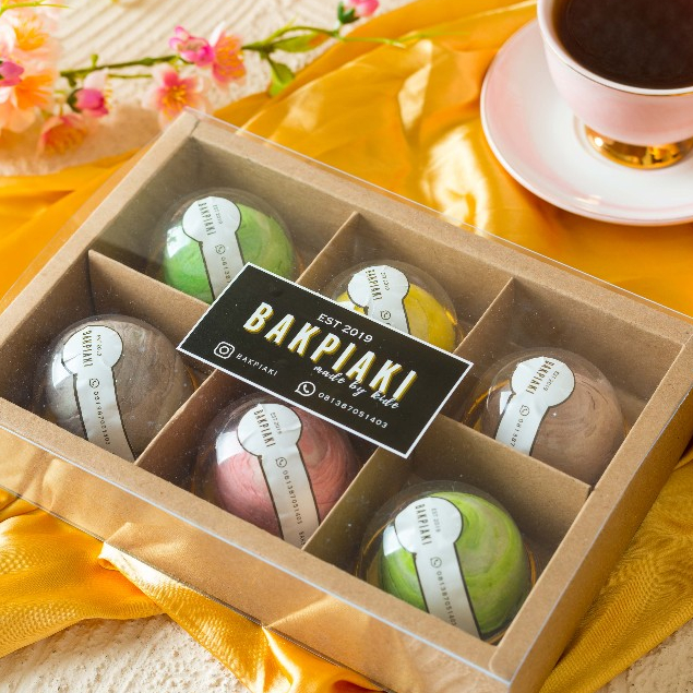 

BAKPIAKI - Box Polos Thousand Layer Mooncake / Kue Bulan / Mooncake (Halal 100%) / Kuebulan halal