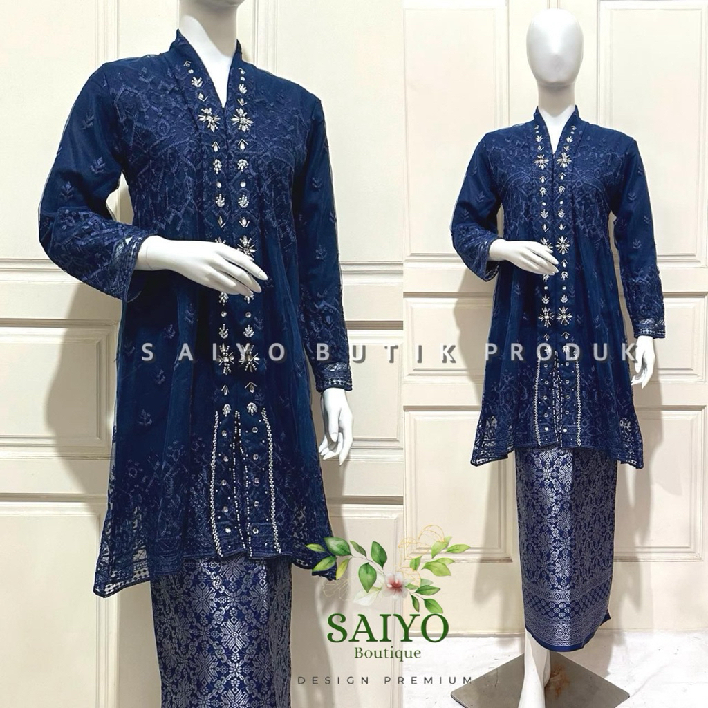 Kebaya Floy Tunik Payet - Kebaya Tunik Payet - Kebaya Modern - Kebaya Payet Modern - Kebaya Wisuda M