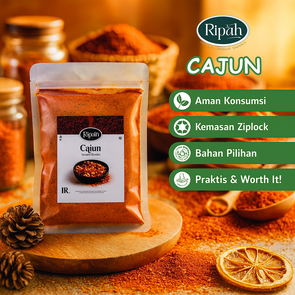 

30gr Bumbu Cajun / Cajun Seasoning / Ripah Rempah Premium QUALITY