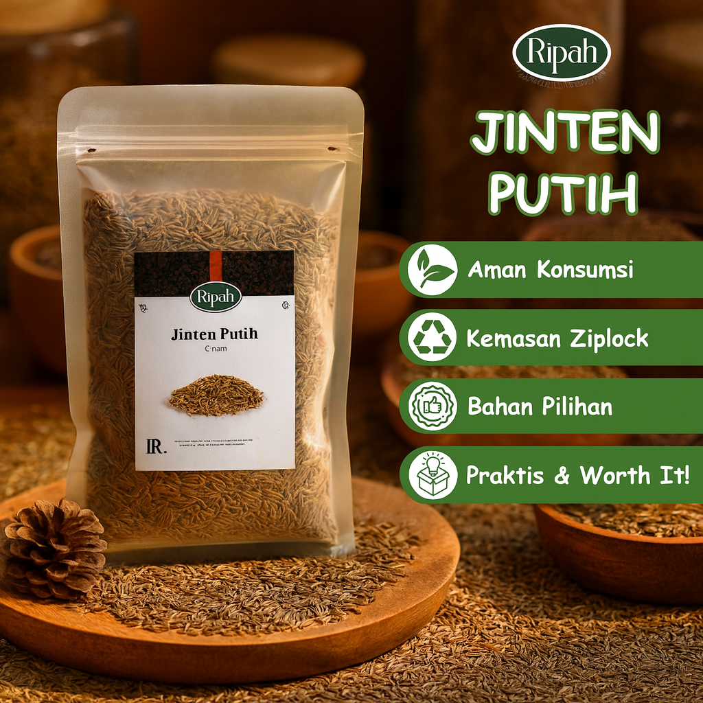 

40gr Jintan / Jintan Wangi / Cumin / Caraway / Jinten / Ripah Rempah PREMIUM QUALITY