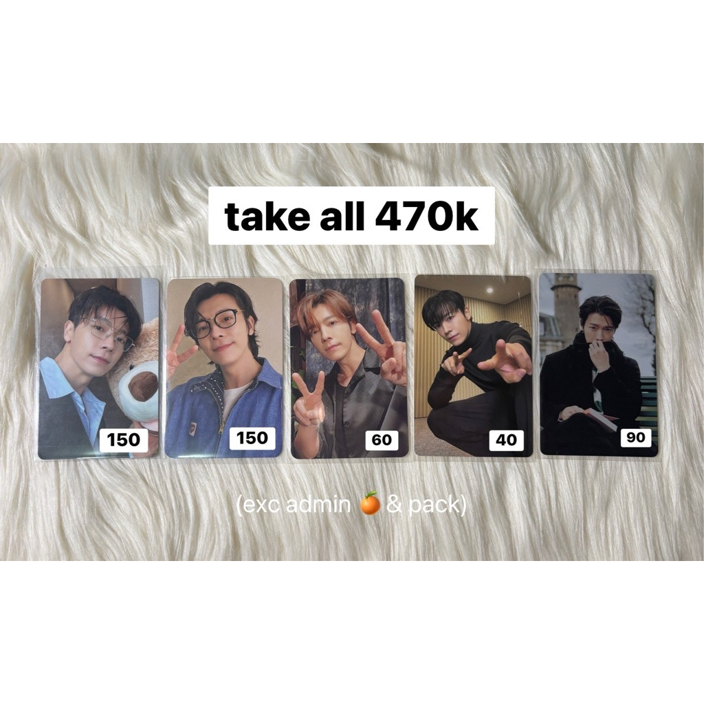 PHOTOCARD DONGHAE SUJU (WAJIB BACA DESKRIPSI) | OFFICIAL PC SUPER JUNIOR SIWON EUNHYUK SHINDONG RYEO