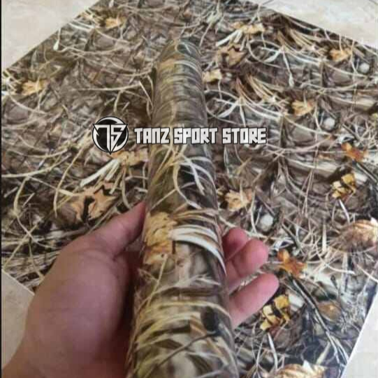 

Stiker Camo Sticker Camouflage Motif Alang-Alang 50x50cm Laminasi Doff Best Wrapping