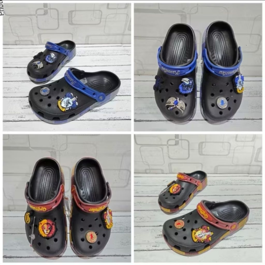 SANDAL CROCS PRIA HARRY POTTER / SEPATU SANDAL / CROCS / SANDAL CROCS / FREE JIBITZ
