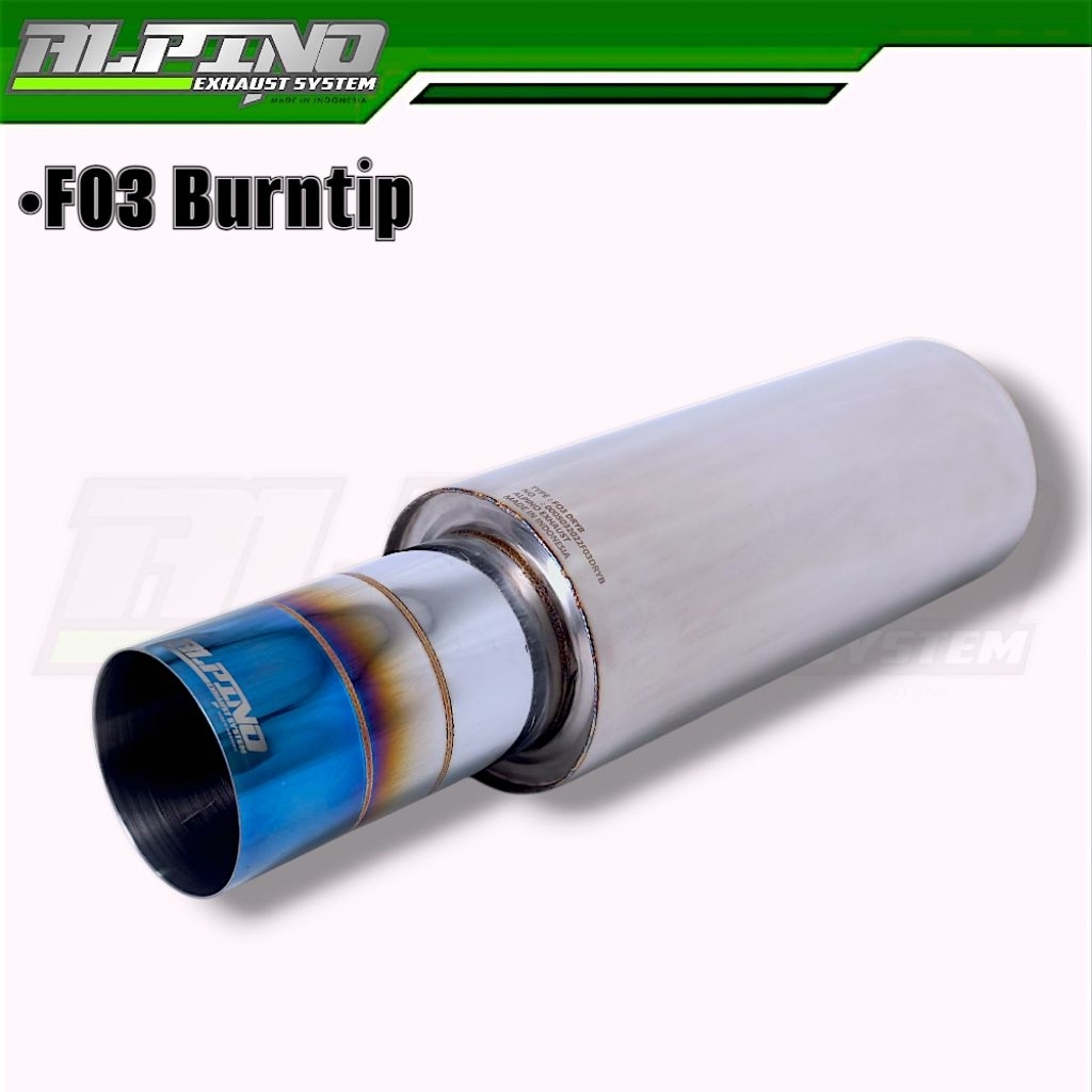 Knalpot Mobil Alpino F03 Burntip