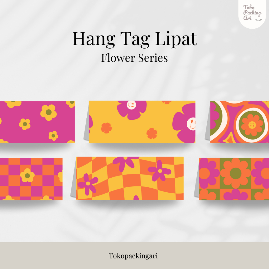 Hang Tag Label Lipat | Label Aksesoris | Topper Bag | Cute Paper | Kertas Label Gantungan