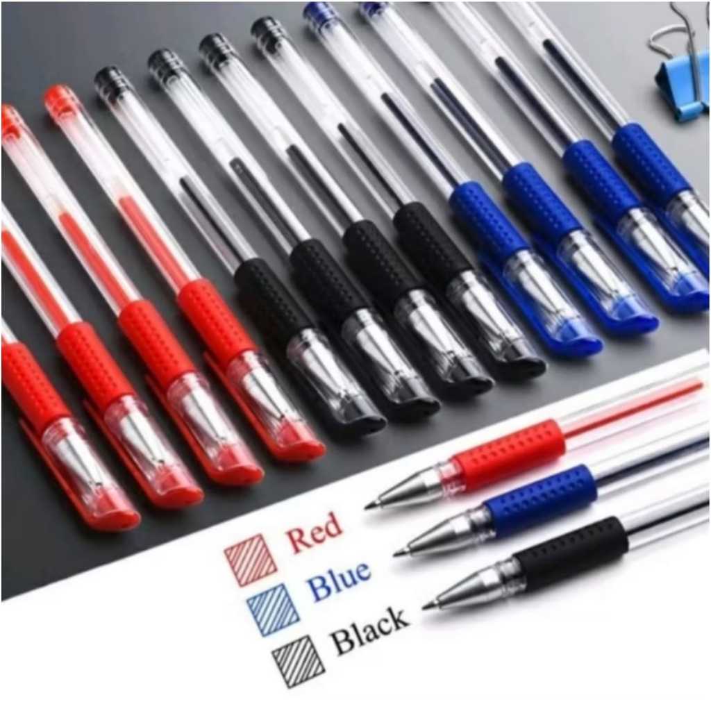 

PENA GEL 0.55 MM STANDAR PULPEN TINTA CAIR ALAT TULIS SEKOLAH KANTOR MURAH GROSIR