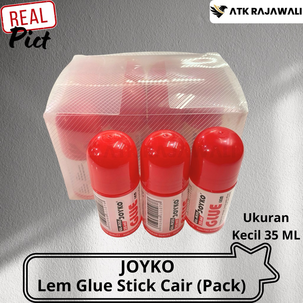

Lem Glue Stick Liquid GLR-35 Joyko Isi 12 Pcs / Per Box Lem Kertas