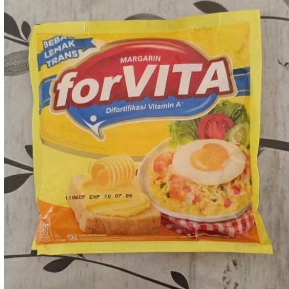 

forvita margarin/mentega sachet isi 200 gr