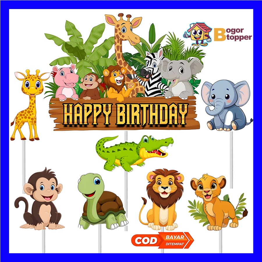 

Si Raja Singa Topper Karakter Kue Ulang Tahun - Hiasan Karakter Kue Ulang Tahun Happy Birthday Barakallah Fii Umrik