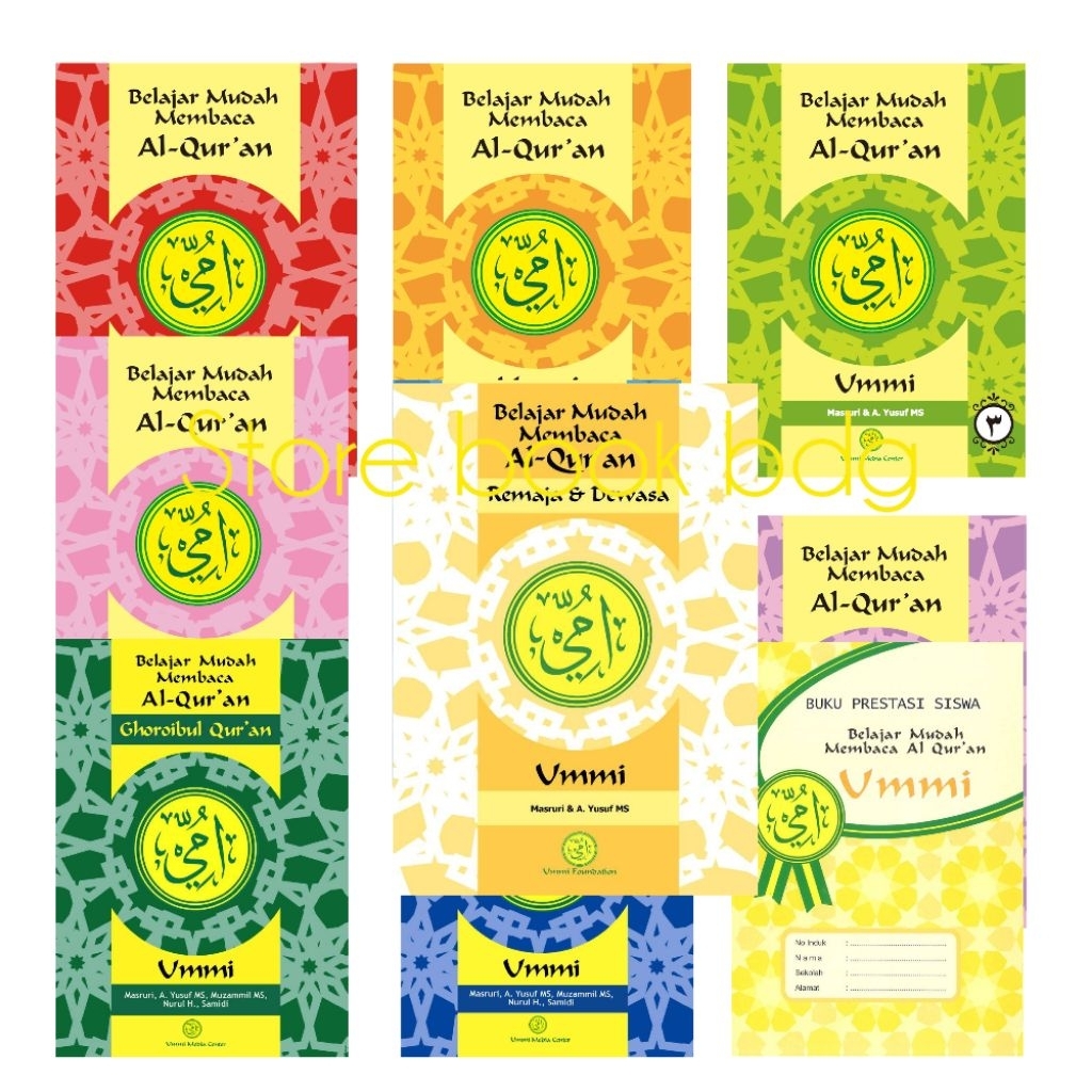 buku ummi dewasa dan pra tk (terlaris)