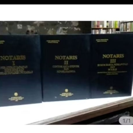 Buku Original Notaris 1, Notaris 2, Notaris 3