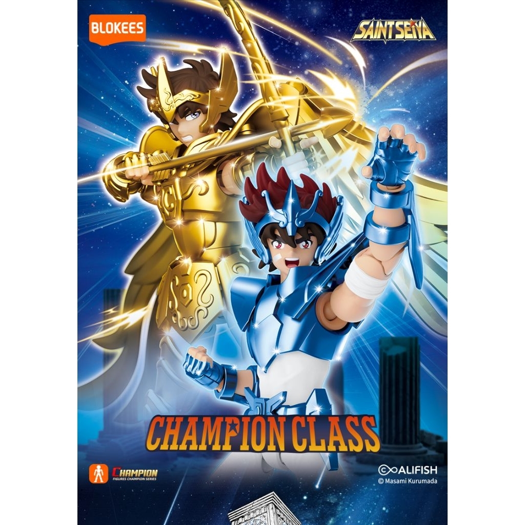 [READY STOCK] BLOKEES SAINT SEIYA CHAMPION CLASS PEGASUS SEIYA & SAGITARIUS AIOLOS GLOBAL VERSION
