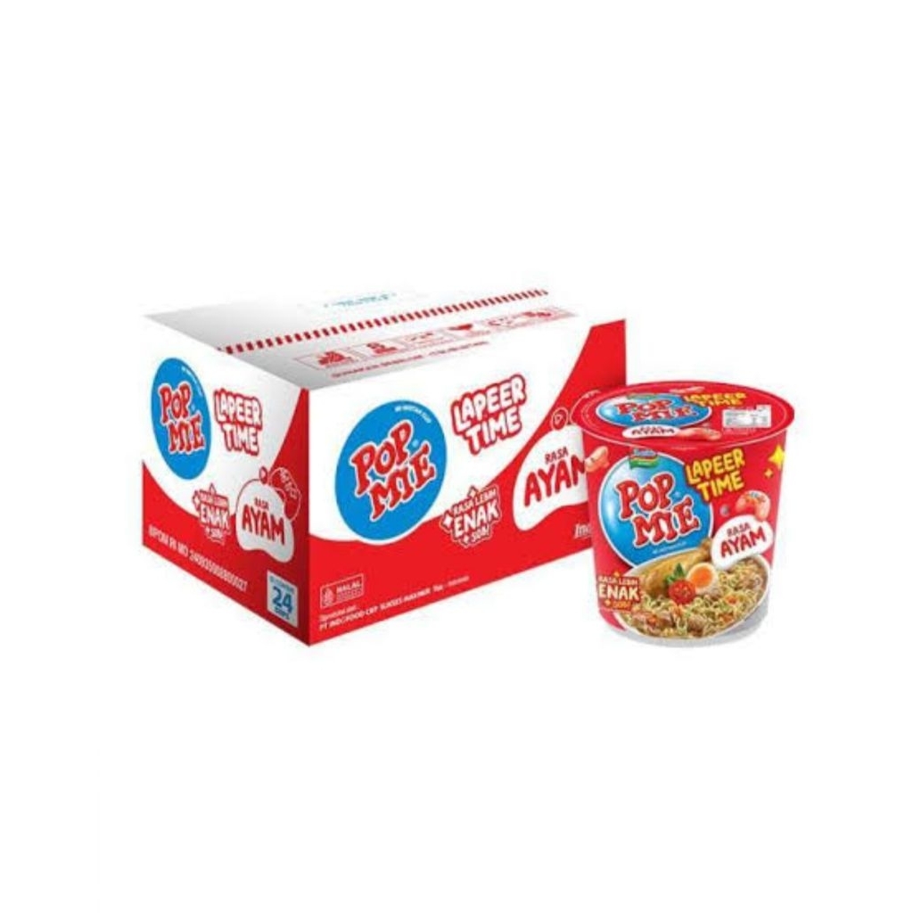 

Promo ( Murah ) PopMie Laper Ayam Jumbo _1 ctn isi 24 pcs_ ( Harga Promo hanya 2 Minggu saja) # minimal Pembelian 1 ctn #