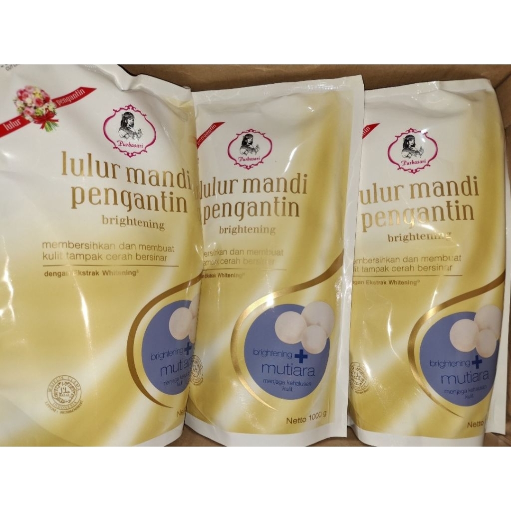 Lulur Pengantin Purbasari lulur best seller memutihkan kulit