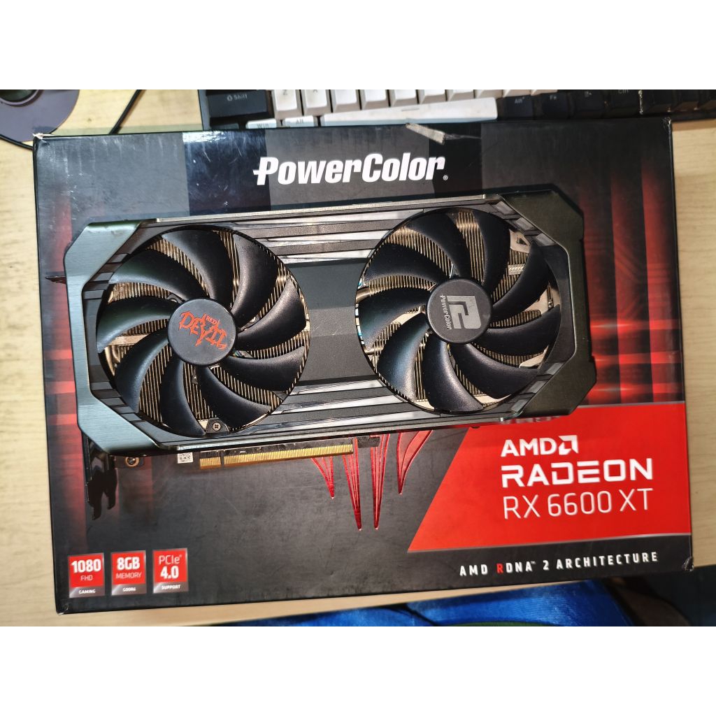 Vga Card AMD Rx 6600 Xt 8Gb Power Color Red Devil Rx 6600xt Gddr6
