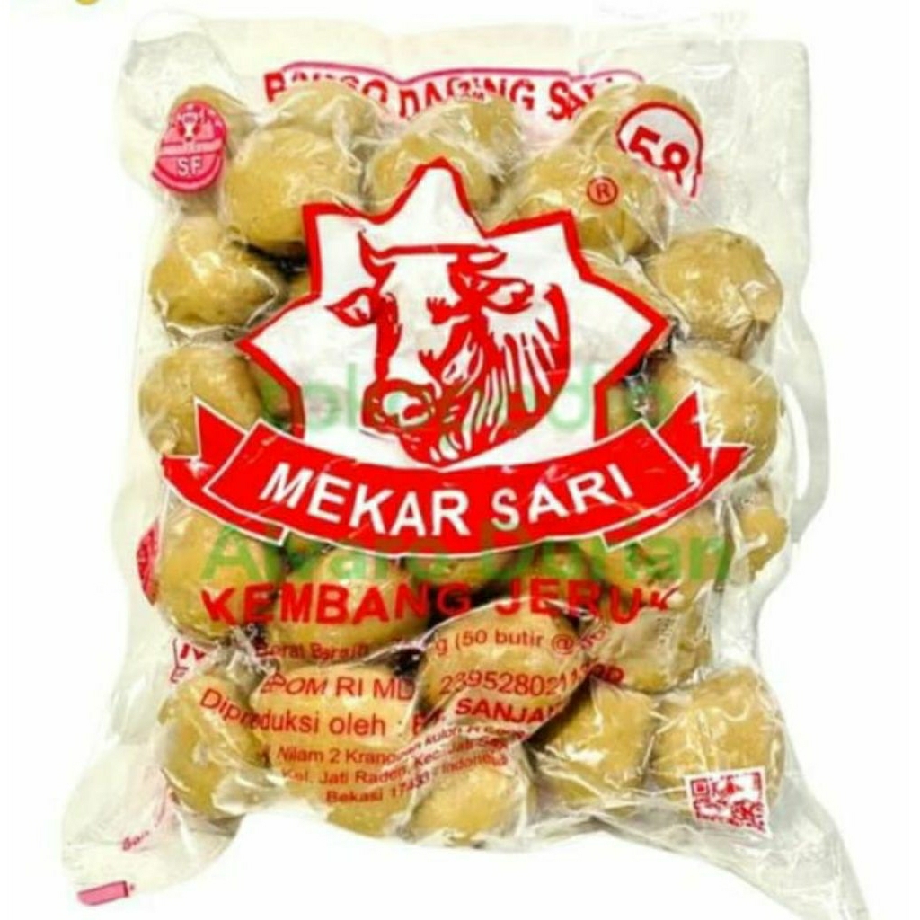 

BAKSO MEKAR SARI / KEMBANG JERUK ISI 50