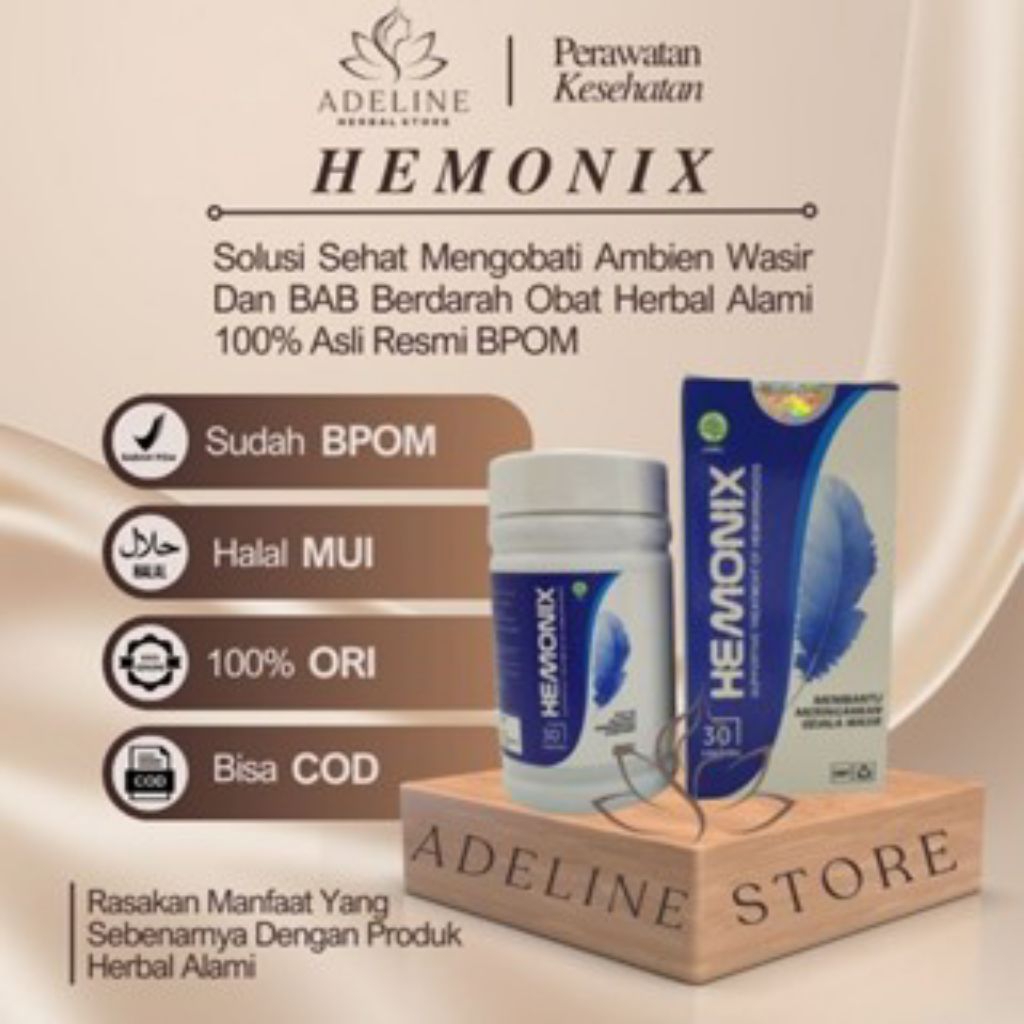 HEMONIX OBAT HERBAL ATASI AMBIEN WASIR