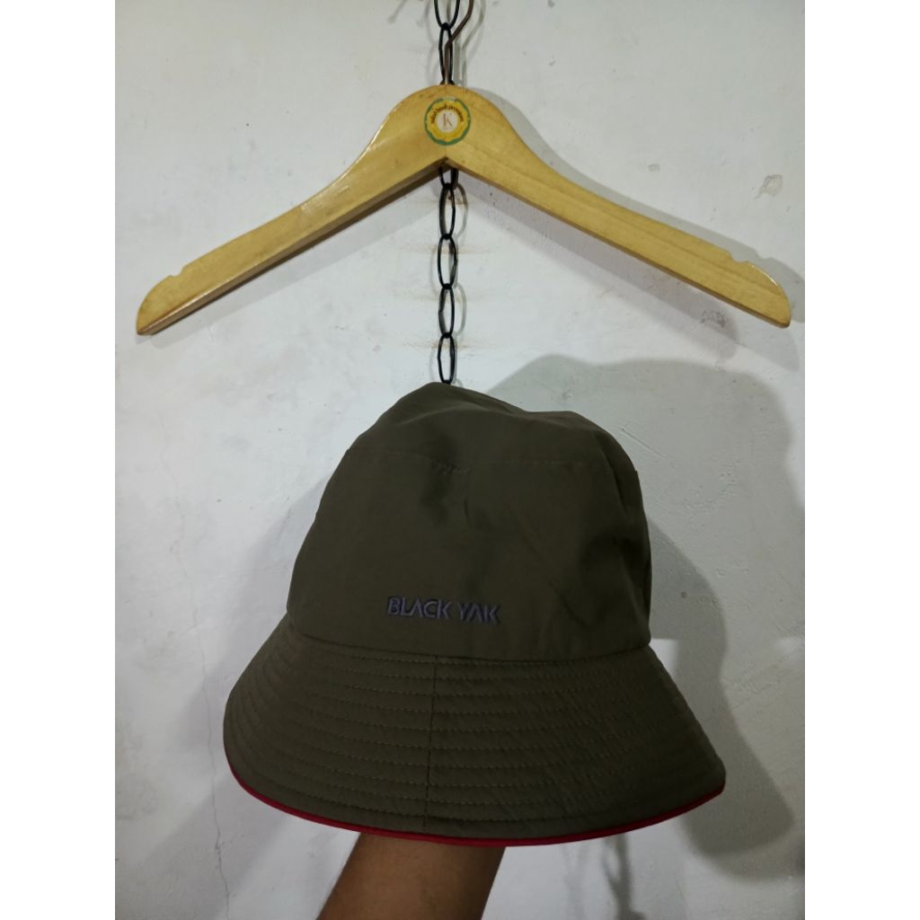 topi bucket outdoor black yak goretex