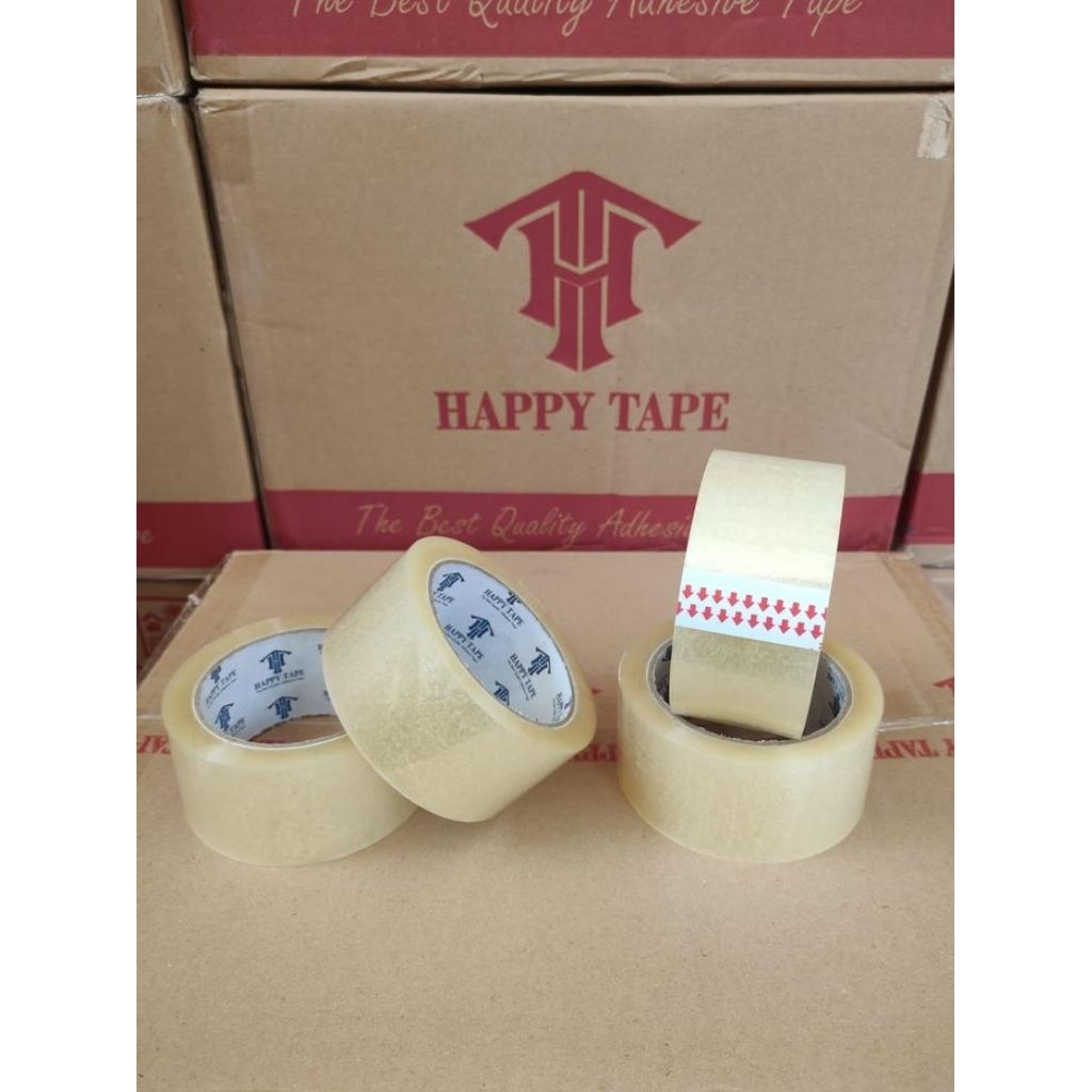 

Lakban Bening Happy Tape 45mm x 90yard / solasi bening