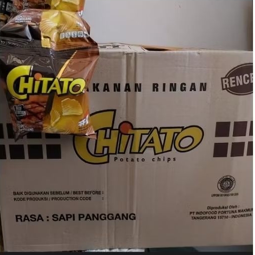 

1 dus isi 60 pcs Chitato Sapi Panggang 15gr