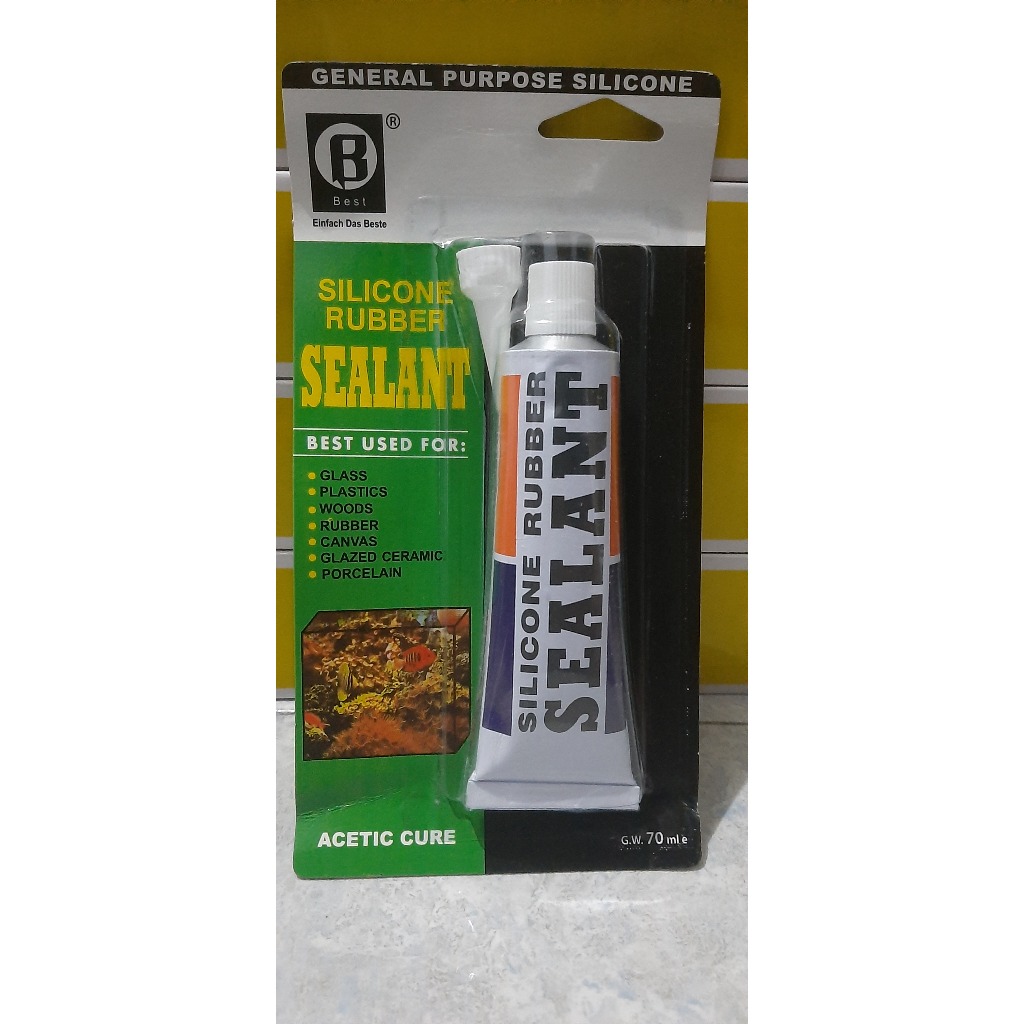 LEM SILEN AQUARIUM lem sealant aquarium pasta BESAR / clear