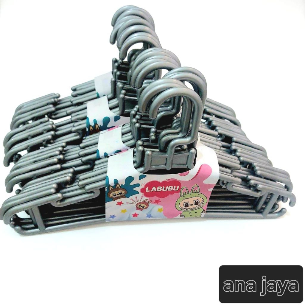 Hanger Plastik Dewasa Lebar 38cm Tinggi 19cm Bahan Tebal Kualitas Premium