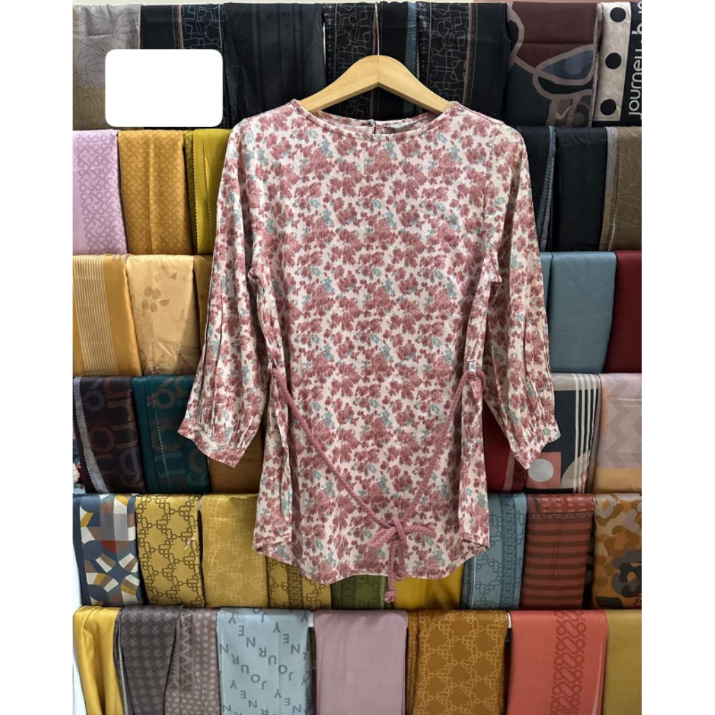 Mauve Flower Tunic - EXPAND, Pakaian Wanita