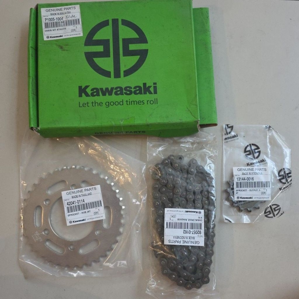 Gir Set Athlete Kawasaki ori