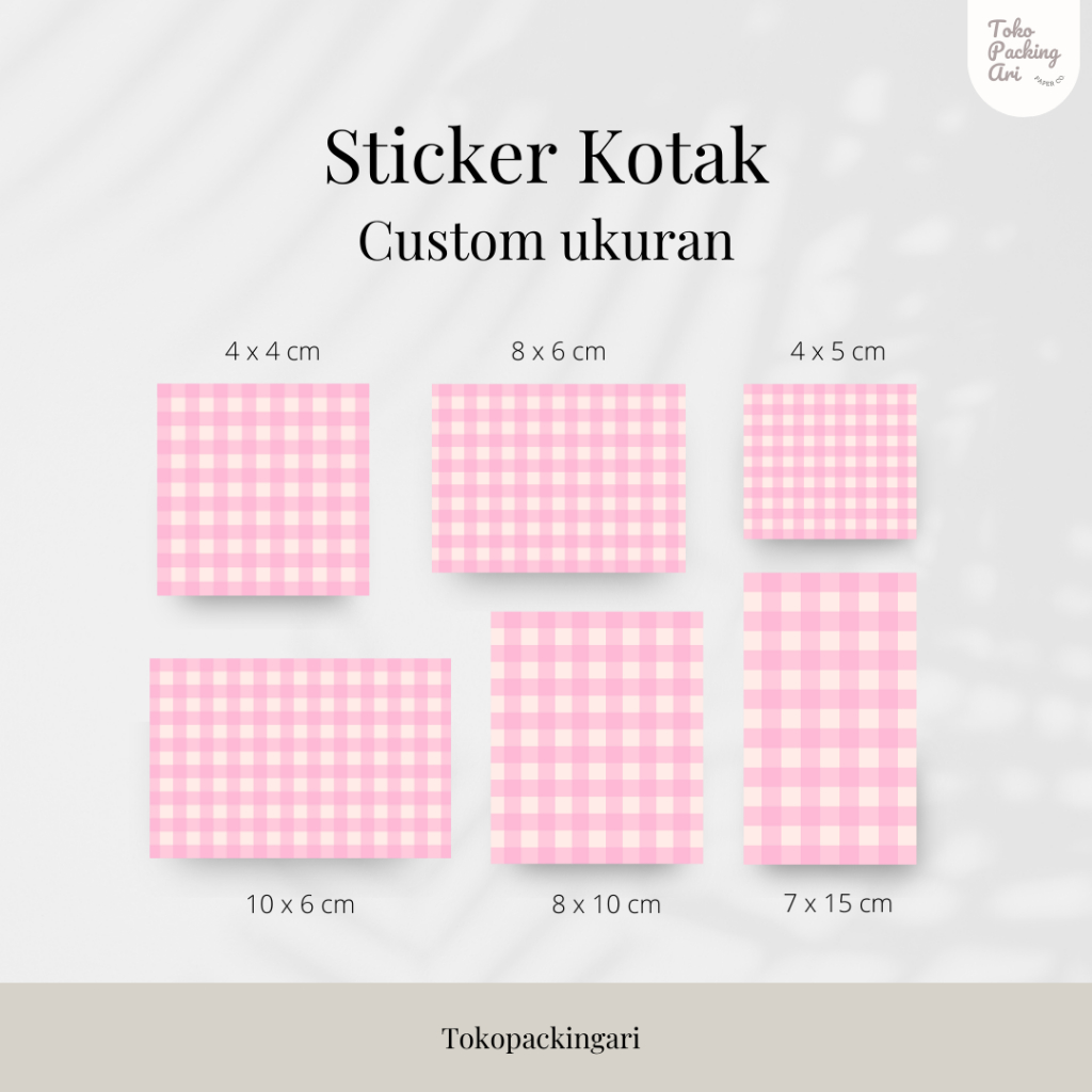 

Sticker Cromo Custom Ukuran | Sticker Kemasan | Sticker Packaging | Sticker Cromo | Sticker Murah | Sticker Lucu | Stiker Murah Kotak | Sticker Packing Olshop