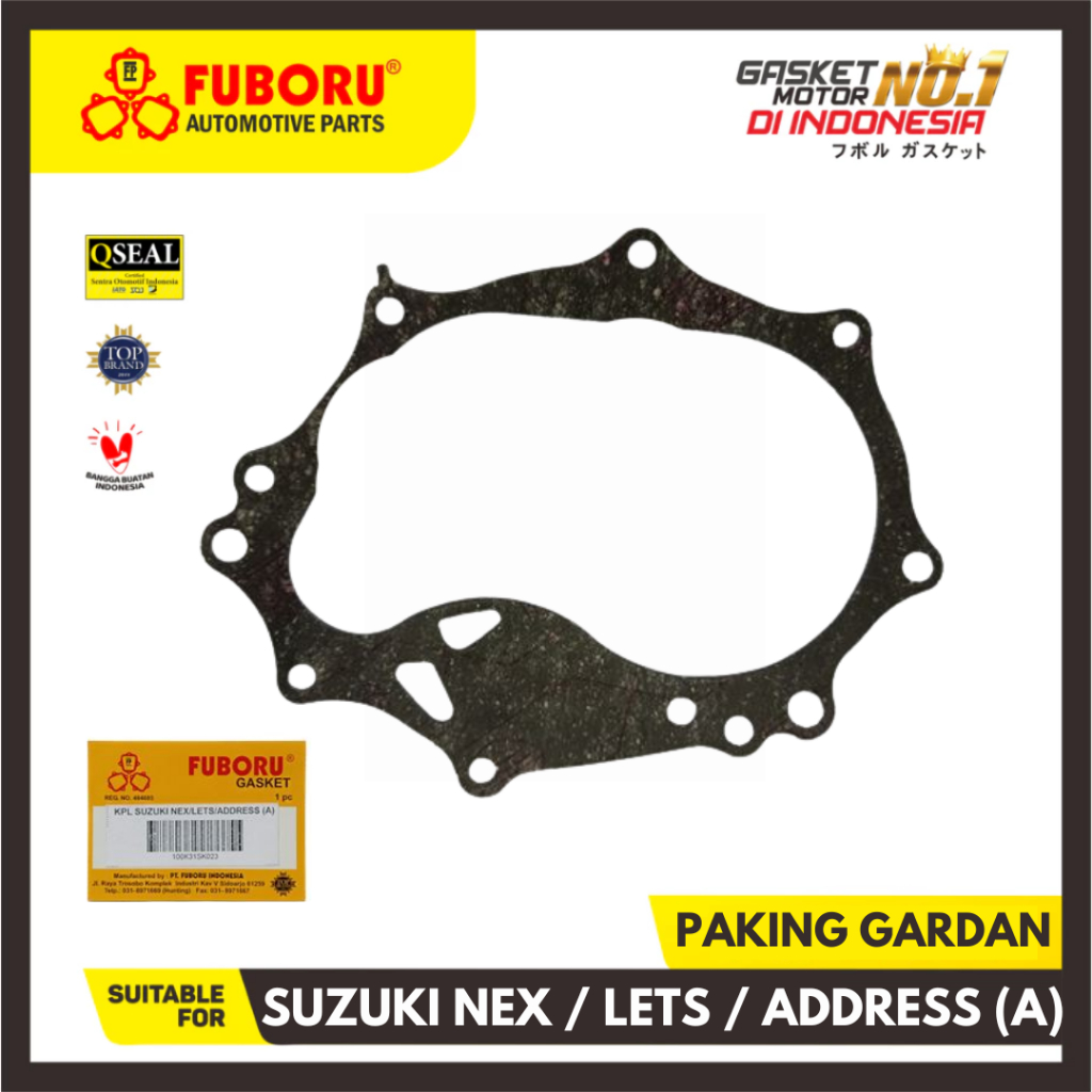 PAKING GARDAN SUZUKI NEX / LETS / ADDRESS GASKET GEAR BOX FUBORU
