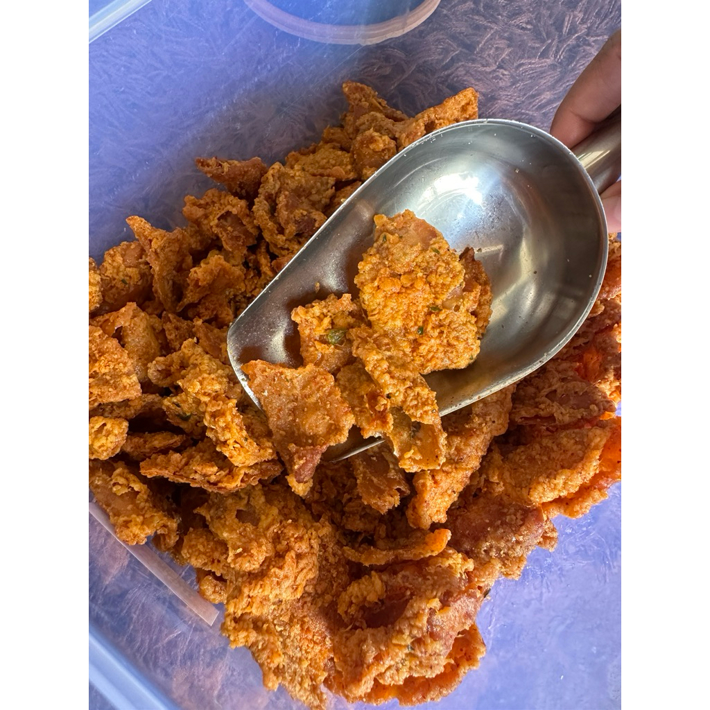 

Kulit Ayam Crispy Pedas Daun Jeruk 250gr