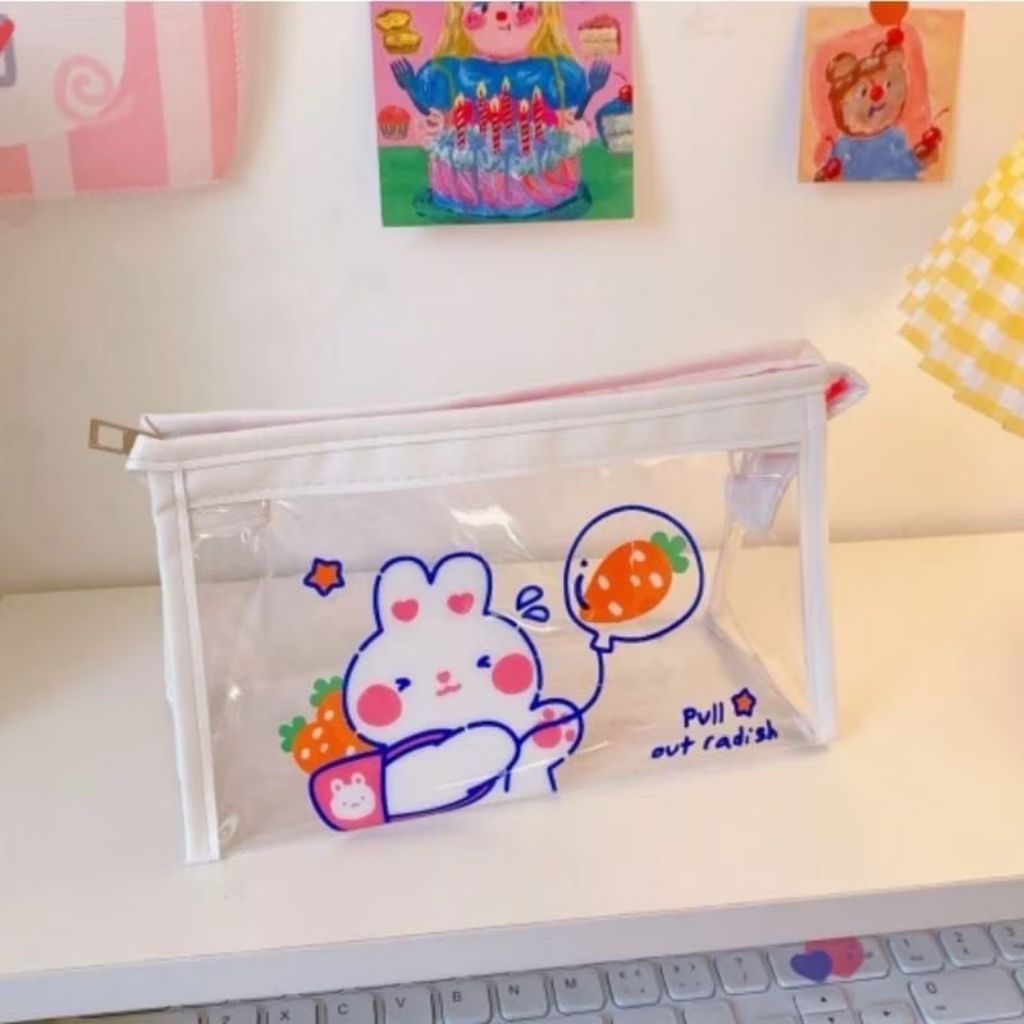 

ELSTUFF1063 POUCH MIKA TEMPAT PENSIL ANAK / POUCH KOSMETIK SERBAGUNA TAS