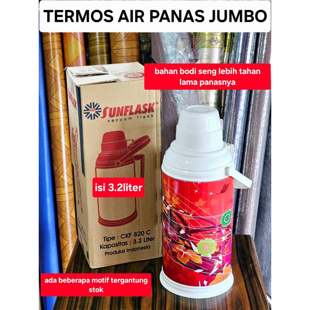 TERMOS AIR PANAS JUMBO SUNFLASK