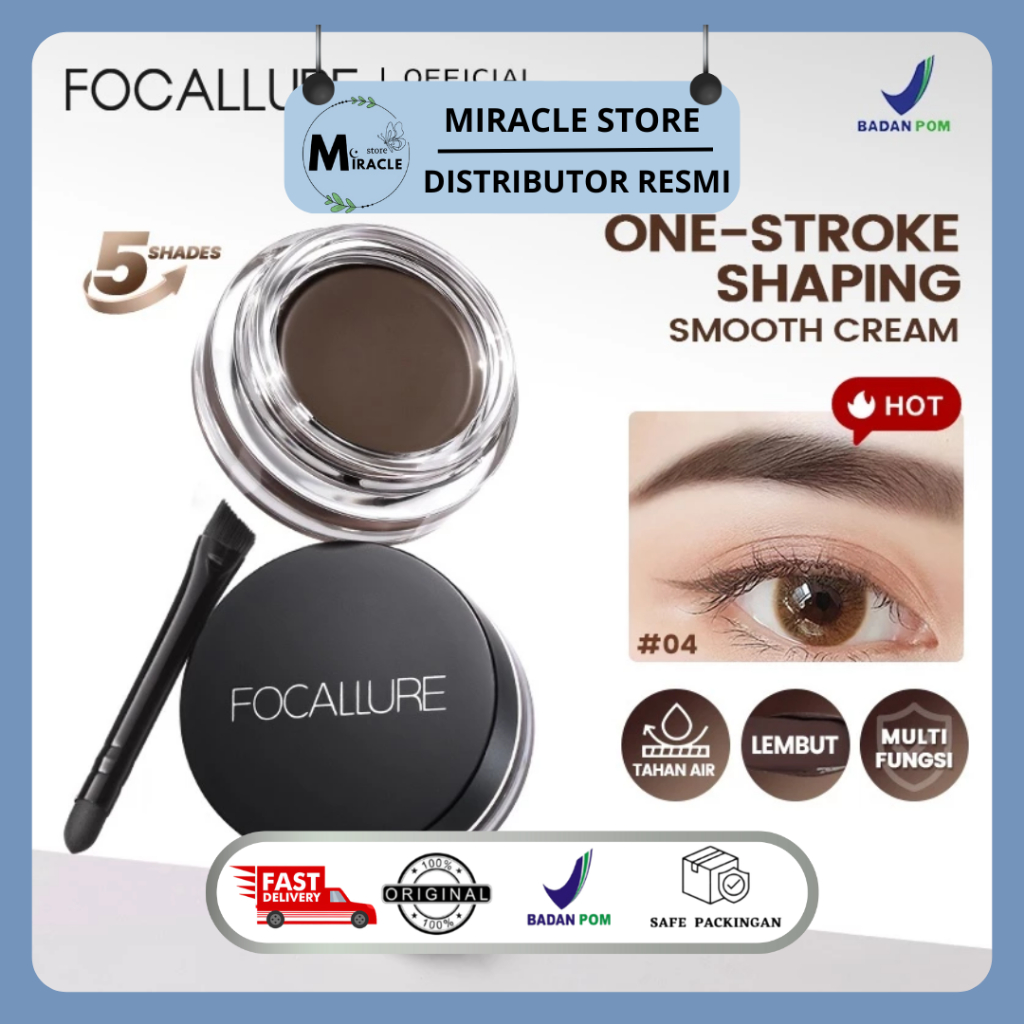 FOCALLURE (FA23) 3d Eyebrow gel Cream Gel | BROW GEL waterproof Pensil Alis-kosmetik Mata - BROW GEL