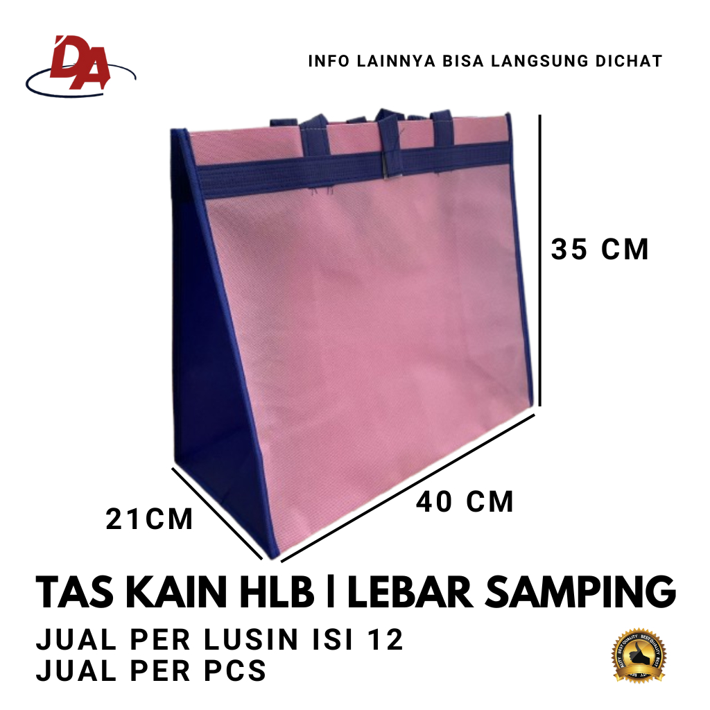 Tas Kain 40x35x21 Per PCS - Tas Spunbond - Tas kain Kanvas - Goodie bag
